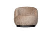 Miniatura Poltrona girevole in ciniglia sabbia WOOLLY 3