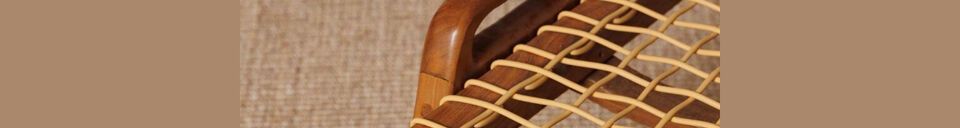 Materiali prima di tutto Poltrona Glasgow in teak beige