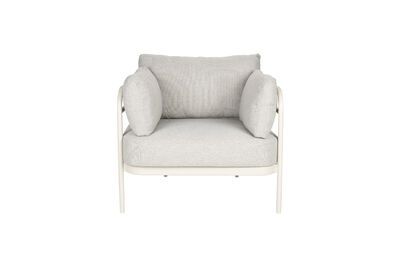 Poltrona in fibra olefinica beige Vista