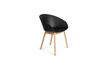 Miniatura Poltrona in plastica nera Void 1