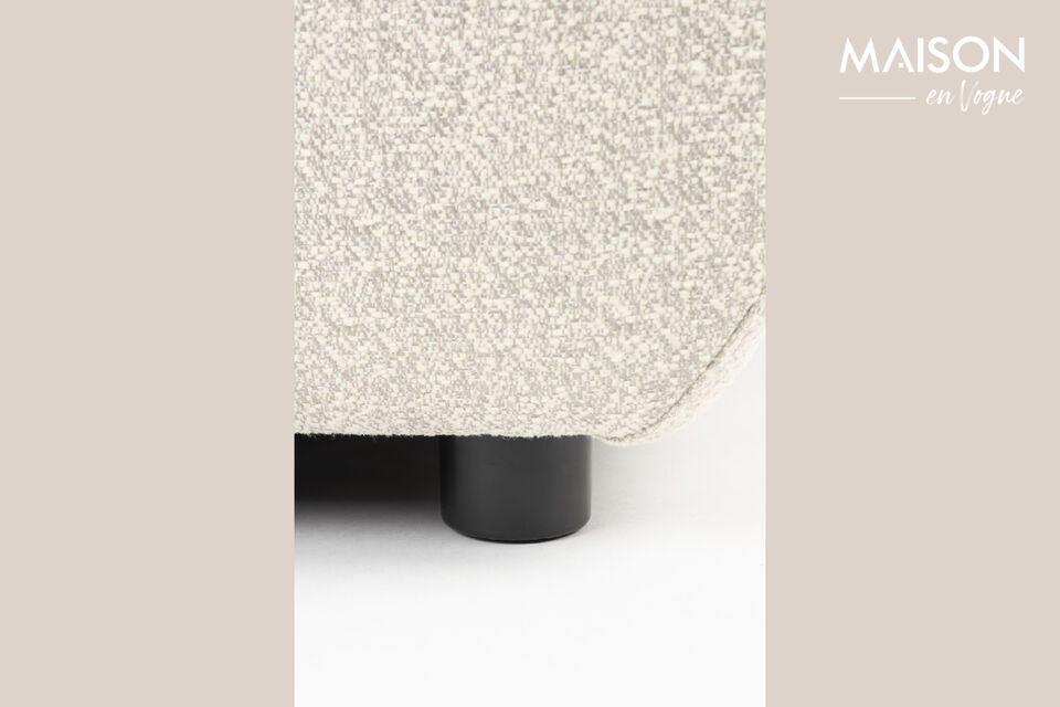 Poltrona in tessuto beige Mississippi - 31
