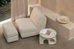 Miniatura Poltrona in tessuto beige Mississippi 7