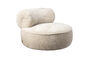 Miniatura Poltrona in tessuto beige Tilbury Foto ritagliata