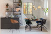 Miniatura Poltrona in tessuto blu Mia 3