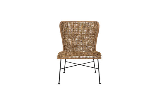 Poltrona lounge in rattan naturale Somme Foto ritagliata