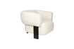 Miniatura Poltrona lounge in tessuto crema Neil 1