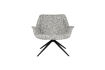 Miniatura Poltrona lounge in tessuto grigio Doulton 2