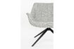 Miniatura Poltrona lounge in tessuto grigio Doulton 6