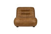 Miniatura Poltrona Wyatt in pelle cerata color cognac 5