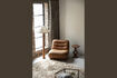 Miniatura Poltrona Wyatt in pelle cerata color cognac 3