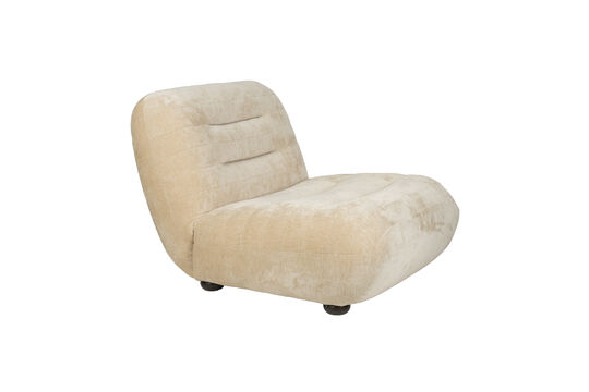 Guarda il profilo del prodotto poltrona Wyatt in velluto beige Poltrona Wyatt in velluto beige