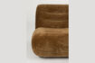 Miniatura Poltrona Wyatt in velluto color cognac 7