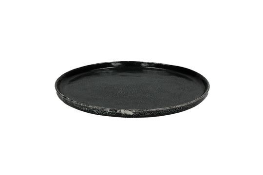 Porcelino Experience black dessert plate