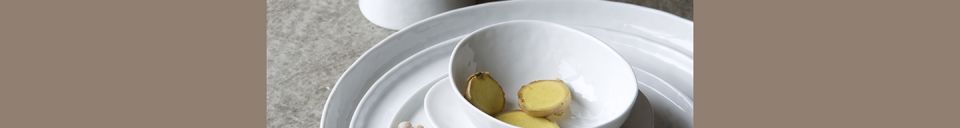 Material Details Porcelino white porcelain plate Ø27 cm