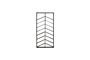 Miniatura Portabotellas de pared de metal negro Clipped
