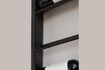 Miniatura Portabotellas de pared de metal negro 6