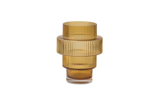 Ver el perfil del producto portavelas de cristal ocre Steps Portavelas de cristal ocre Steps