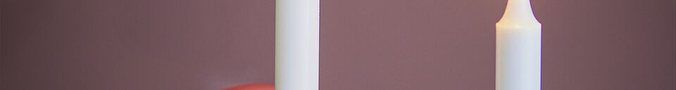 Descriptivo Materiales Portavelas Set de 2 de Gres Multicolor Missy