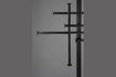 Miniature Porte-manteau en acier noir Rumex 4