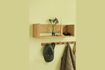 Miniature Porte-manteau en bois de chêne naturel Cosplay 3