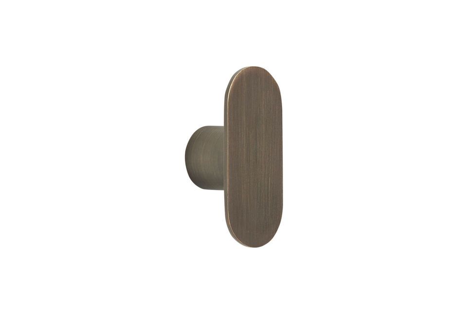 Porte-manteau en fer laiton bruni Piccolo Hübsch