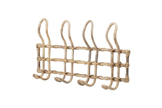 Porte-manteaux en rotin Sahin