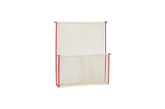 Porte-revues en coton beige String Wall Détouré