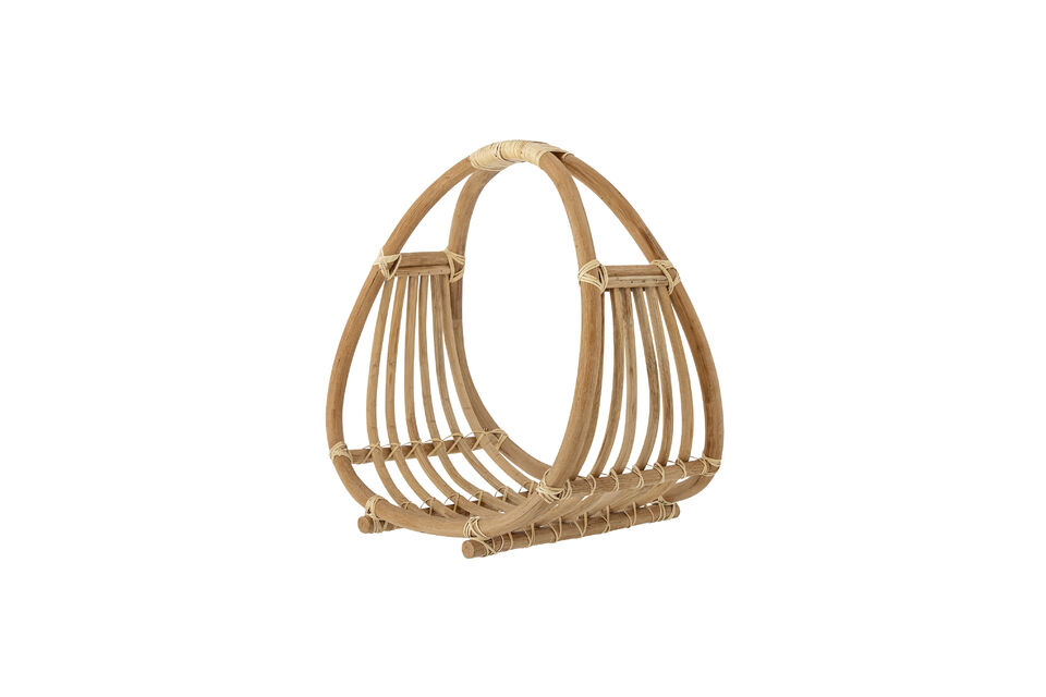 Porte-revues en rotin naturel Perla Marques