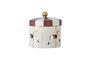 Miniature Pot avec couvercle D19,5xH20,5 cm en grès multicolore Merry-go-round Détouré