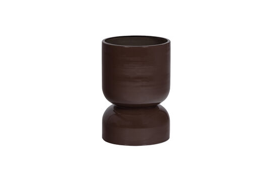 Voir la fiche produit pot de fleurs bas métal violet/brun TOVAL Pot de fleurs bas métal violet/brun TOVAL