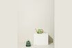 Miniature Pot en verre ambre Flora 2