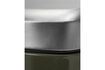 Miniature Poubelle 6 L en acier vert foncé HDSort 3