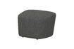 Miniature Pouf 41x62 cm Bouclé Gris Acier Lofty 1