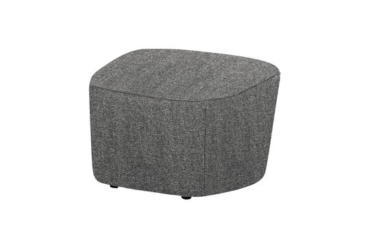 Pouf 41x62 cm Grigio Melange LOFTY Foto ritagliata