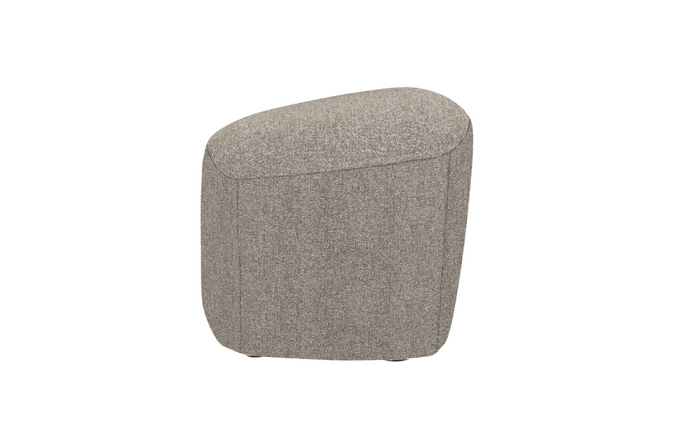 Belle forme arrotondate Dotato di un bel tessuto intrecciato Comodo pouf poggiapiedi H 41 cm x L 62