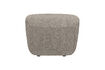 Miniature Pouf 41x62 cm Tissu Naturel Mélange LOFTY 2