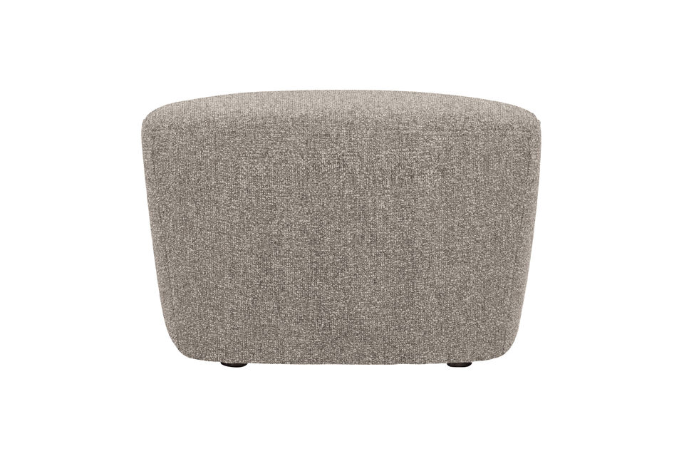 Les formes rondes et la texture laineuse du tissu bouclé créent une atmosphère chaleureuse et