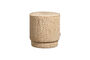 Miniature Pouf 45x40 cm Chenille Butter Melange PEARL Détouré
