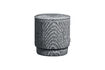 Miniature Pouf 45x40 cm Denim Mélangé PEARL 1