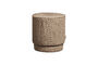Miniature Pouf 45x40 cm Mélange boue Pearl Détouré