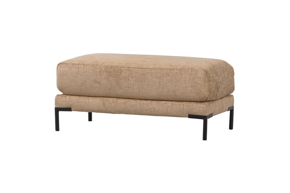Pouf 50 cm Chenille Butter Melange COUPLE Vtwonen