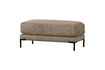 Miniature Pouf 50 cm Mud Melange Chenille Fabric Couple 1