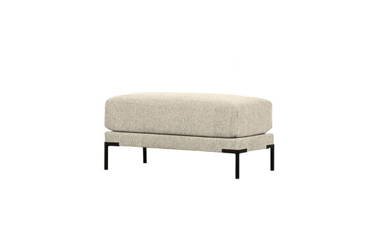 Pouf 50 cm Tissu Chenille Sable COUPLE Détouré
