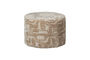 Miniatura Pouf 60x43 cm Viscosa Naturale Yago Foto ritagliata
