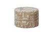 Miniature Pouf 60x43 cm Viscose Natural Yago 1