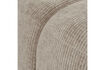 Miniature Pouf 84x64 cm rib fabric dark sand Mojo 3