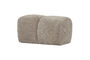 Miniatura Pouf 84x64 cm tela de pana arena oscura Mojo Clipped