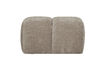Miniatura Pouf 84x64 cm tela de pana arena oscura Mojo 2