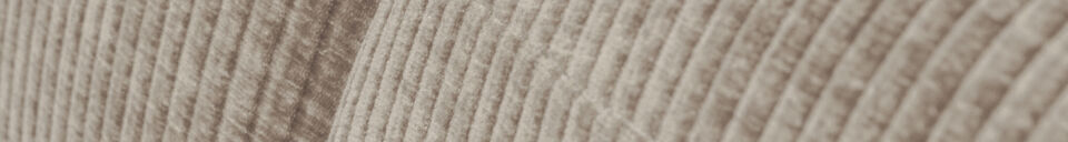 Descriptivo Materiales  Pouf 84x64 cm tela de pana arena oscura Mojo