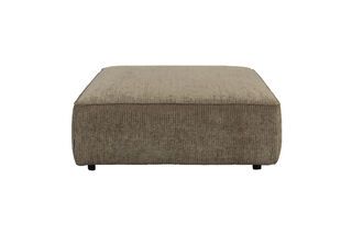 Pouf a 1 posto in tessuto verde Hunter